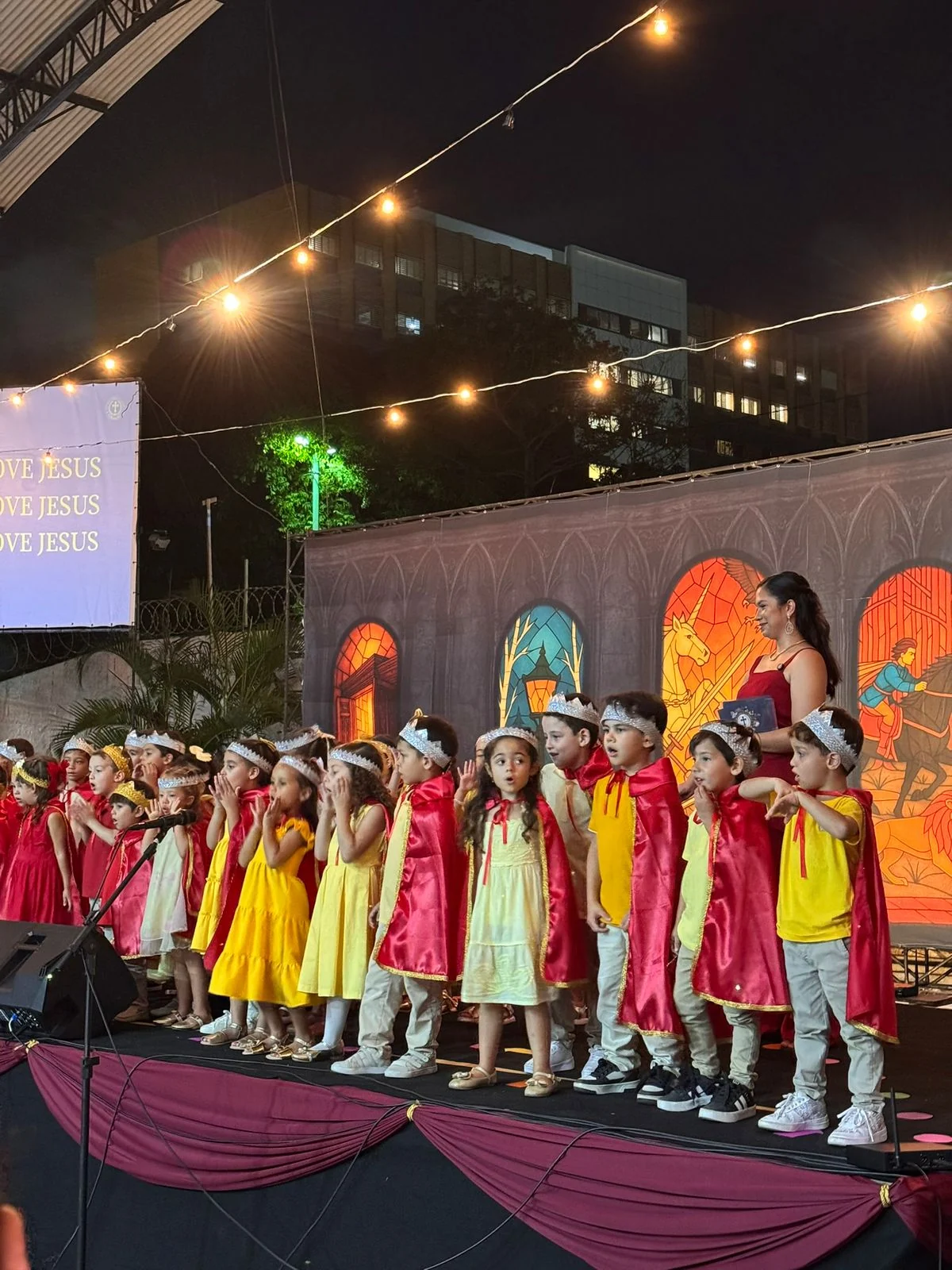 Apresentação cultural dos alunos